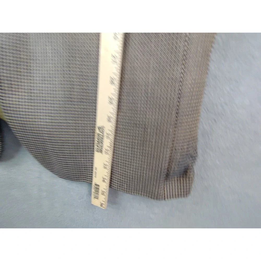 VTG‎ Lanificio Di Pray Mens Blazer 44 XT Houndstooth Canadian Silk Wool Blazer
